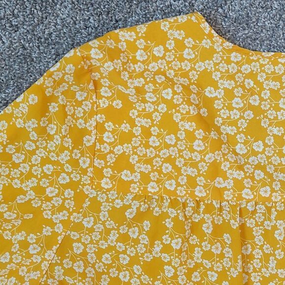 Like New Ricki's Size Large 100% Polyester Floral Print Top - Picture 7 of 11